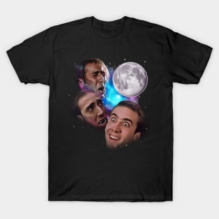 Nic Cage Howl at the Moon T-Shirt